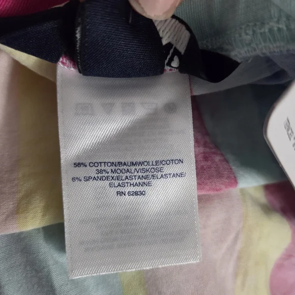 Lands End Rainbow Tencel Soft Flowy Midi Skirt Women's Size 2X - Picture 8 of 8